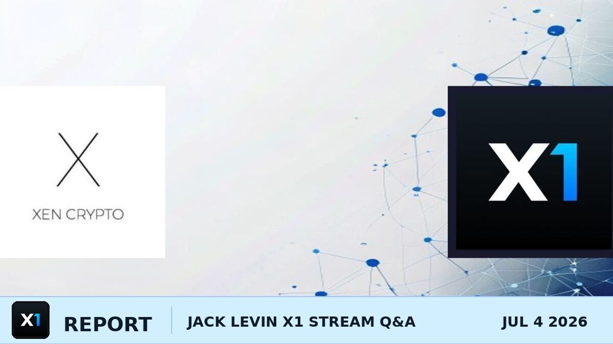 Jack Levin Answers XEN and X1 Community Questions