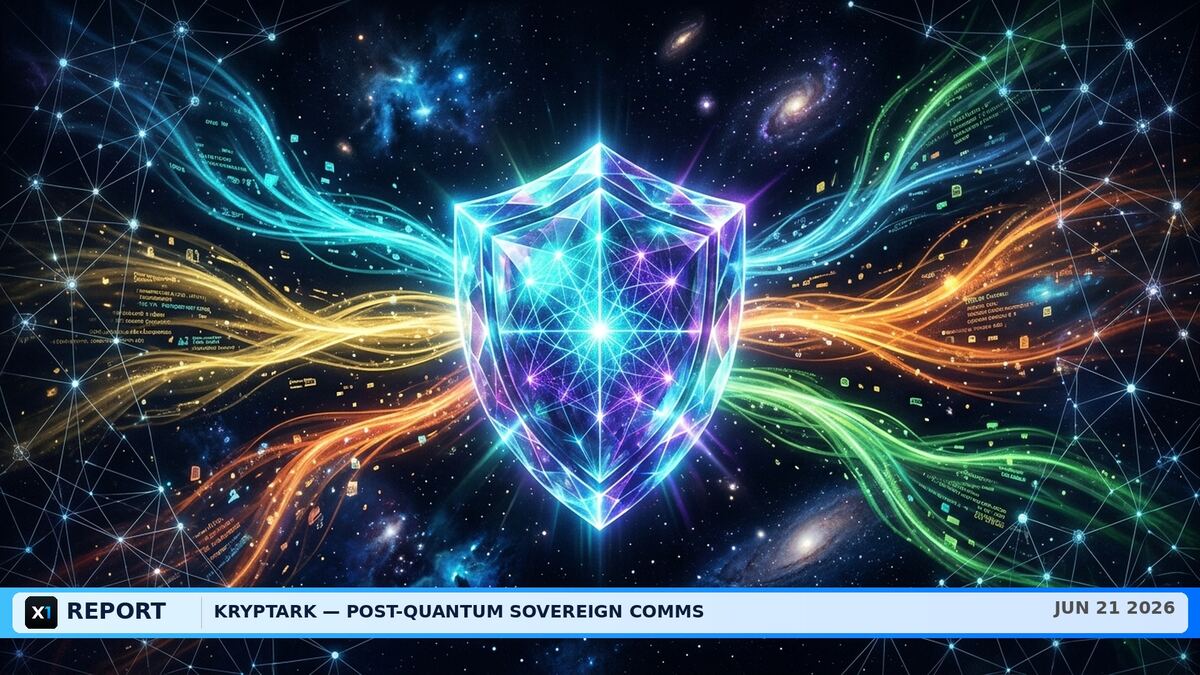 Kryptark — Post-Quantum Sovereign Communication on X1