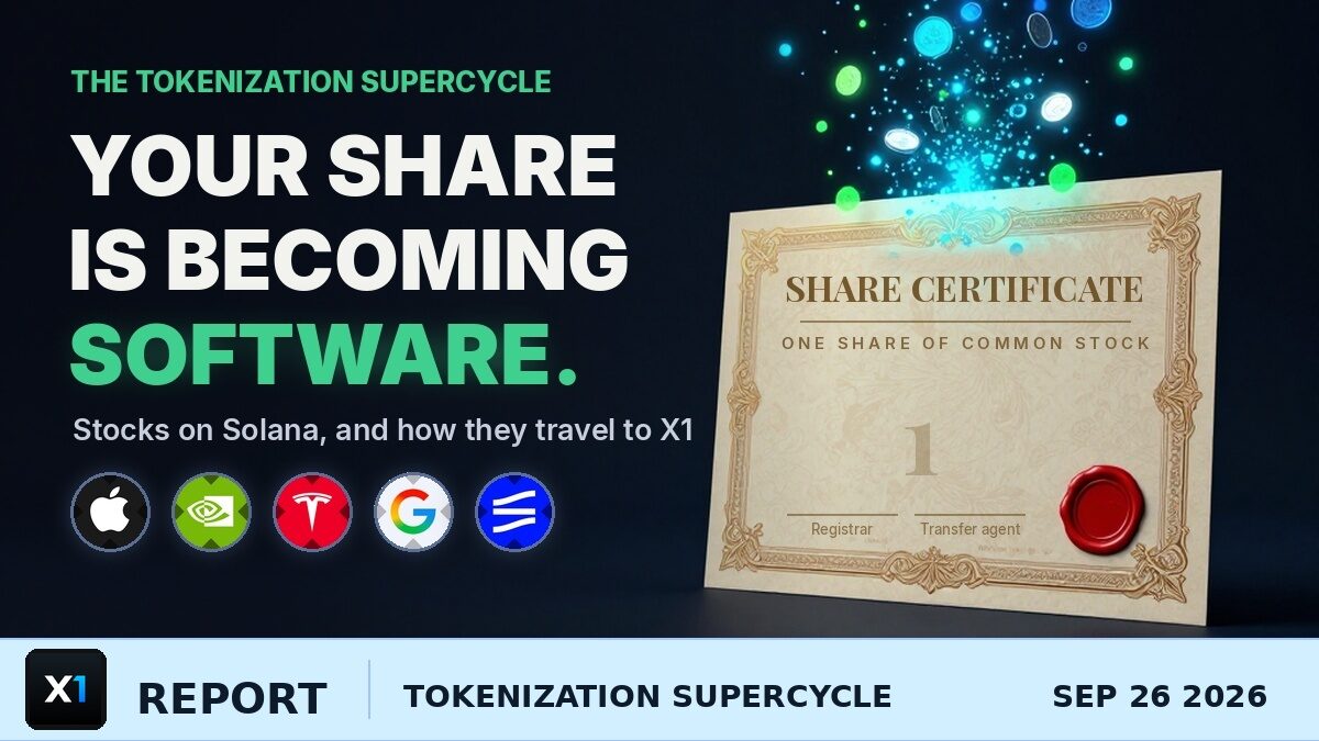 The Tokenization Supercycle, Explained Through Stocks: Your Share Is Becoming Software