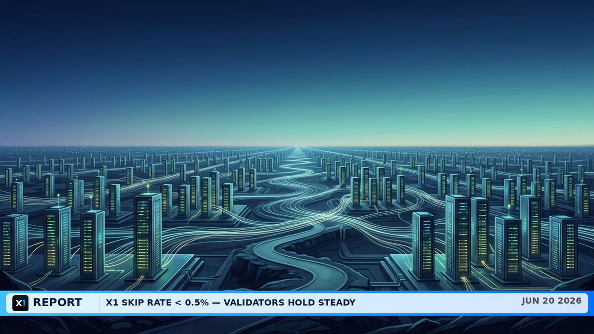 X1 Network Skip Rate Holds Below 0.5% Amid Growing Transaction Volume