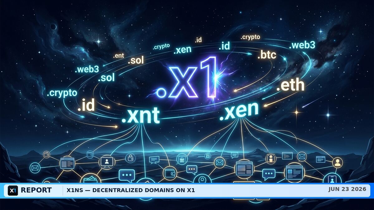 X1NS — Decentralized Name Service on X1 Blockchain